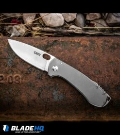 CRKT Vox Amicus Frame Lock Knife SS (3.375" Stonewash) 5445X *Factory Second -CRKT Store crkt vox amicus factory second 5445X BHQ 74567 dl
