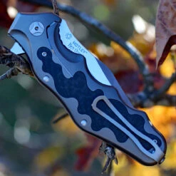 CRKT Ken Onion Motley Flipper K210CFXP, 3.875" Sleipner Plain Blade, Titanium Carbon Fiber Inlays Handle-Limited To 500 -CRKT Store crktk210cfxp.2 71079.1566586134