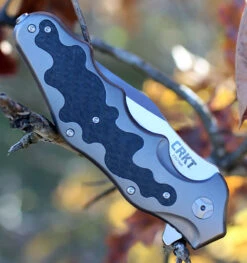 CRKT Ken Onion Motley Flipper K210CFXP, 3.875" Sleipner Plain Blade, Titanium Carbon Fiber Inlays Handle-Limited To 500 -CRKT Store crktk210cfxp.3 57868.1566586134