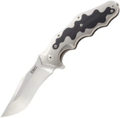 CRKT Ken Onion Motley Flipper K210CFXP, 3.875" Sleipner Plain Blade, Titanium Carbon Fiber Inlays Handle-Limited To 500 -CRKT Store crktk210cfxp.4 91664.1566586135