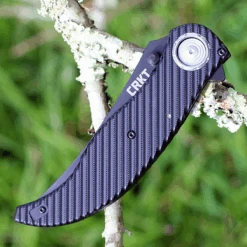 CRKT 2640 CLEVER GIRL FOLDER, 4.08" D2 Steel Black Plain Blade, G10 Handle -CRKT Store image 63734.1572615394