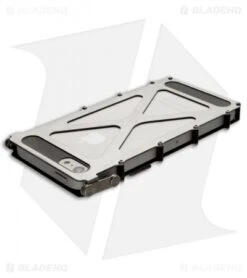 CRKT INoxCase Stainless Steel IPhone 5 Case 360Â° Cover INOX5SX -CRKT Store inox inoxcase iphone5 stainless steel satin 360 inox5sx back