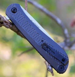CRKT Slacker Folding Knife - Blk Checkered Alum. (3.25" Satin) K350KXP -CRKT Store k350kxp.2 11880.1635610087