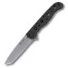 CRKT Kit Carson M16 Stainless, Black Handle, Tanto Point, ComboEdge