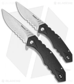 CRKT Ruger Knives Follow-Through Compact Flipper Knife (3.25" SW Serr) R1704 -CRKT Store ruger knives r1704 size cm 1